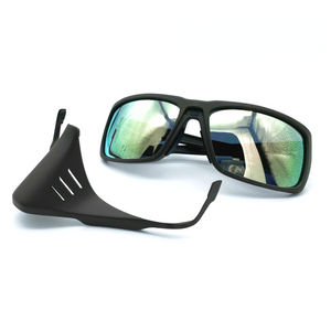 The Onus in Cypress | Premium Sunglasses with Magnetic Nose Cover Nova